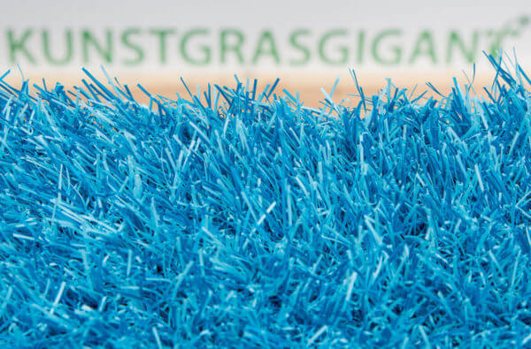 Kunstgras Gekleurd gras luxe lichtblauw