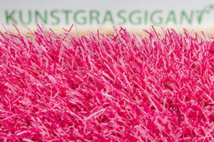 Kunstgras Gekleurd gras luxe roze